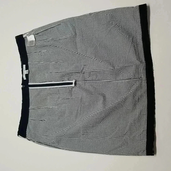 {Carven} Floral Lace Gingham Skirt - Size 10 - Picture 11 of 16